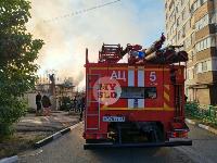На ул. Баженова в Туле крупный пожар уничтожил жилой дом, Фото: 19