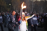 Третий этап эстафеты олимпийского огня: проспект Ленина, Фото: 57