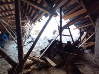 Что творится на месте обрушения крыши в пятиэтажке на улице Зорге – репортаж Myslo, Фото: 5