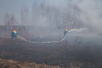 В Белевском районе провели учения по тушению лесных пожаров, Фото: 9