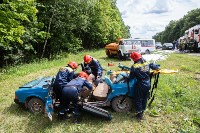 В Туле спасатели, ГИБДД и медики провели крупные учения на трассе, Фото: 22