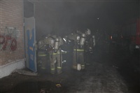Пожар в здании бывшего кинотеатра «Искра». 10 марта 2014, Фото: 7