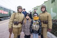 На Московский вокзал Тулы прибыл поезд Минобороны, Фото: 64