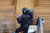 В Плеханово начали сносить дома в цыганском таборе, Фото: 133
