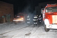 Пожар на складе ОАО «Тулабумпром». 30 января 2014, Фото: 7