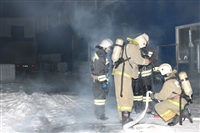 Пожар на складе ОАО «Тулабумпром». 30 января 2014, Фото: 21