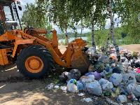 Региональный оператор «МСК-НТ» вывез собранный на субботнике мусор на территории Романцевских гор, Фото: 3