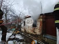 В Туле на ул. Фурманова загорелся частный дом, Фото: 4