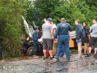 В Тульской области в ДТП с двумя грузовиками погиб водитель, Фото: 3