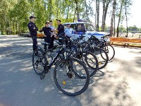 Безопасность отдыхающих в парке туляков обеспечивают полицейские на лошадях и велосипедах, Фото: 11