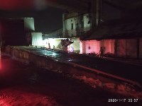 В Ясногорске загорелся склад для хранения зерна, Фото: 3