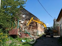 В Плеханово вновь сносят незаконные дома цыган, Фото: 21