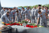 Футболисты «Арсенала» возложили цветы к мемориалу «Защитникам неба Отечества», Фото: 2