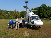Жительницу Тульской области доставили в щекинскую больницу на вертолете, Фото: 9