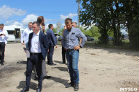 В Туле общественники проверили качество ремонта Одоевского путепровода и шоссе, Фото: 2