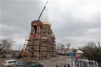 Освящение креста купола Свято-Казанского храма, Фото: 27