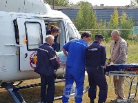 Жительницу Тульской области доставили в щекинскую больницу на вертолете, Фото: 7