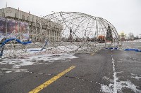 В Туле ищут водителя, сбившего новогодний шар на площади Ленина, Фото: 2