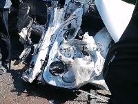 В ДТП с двумя легковушками и грузовиком под Тулой пострадали три человека, Фото: 5