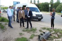 В Туле общественники проверили качество ремонта Одоевского путепровода и шоссе, Фото: 7