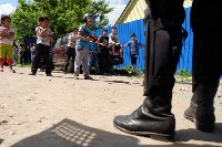 В Плеханово начали сносить дома в цыганском таборе, Фото: 127