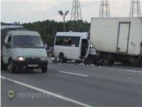 Авария с пассажирской маршруткой из Тулы под Москвой, Фото: 4