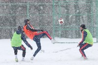 «Арсенал» готовится на снежном поле к игре против «Тосно», Фото: 28