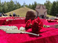 Перезахоронение останков бойцов на Кургане Бессмертия в Белеве 2023, Фото: 3