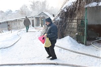 Пожар в жилом бараке, Щекино. 23 января 2014, Фото: 15