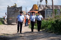 В Плеханово начали сносить дома в цыганском таборе, Фото: 108