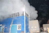 Пожар на складе ОАО «Тулабумпром». 30 января 2014, Фото: 8