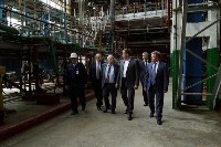Алексей Дюмин посетил Ефремовский завод синтетического каучука, Фото: 6