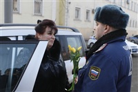 Полицейские поздравили автоледи с 8 Марта, Фото: 21