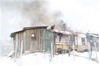 Пожар в жилом бараке, Щекино. 23 января 2014, Фото: 4