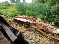 В Дедилово рухнула стена частного дома, Фото: 2