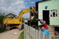 В Плеханово начали сносить дома в цыганском таборе, Фото: 64