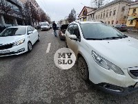 На проспекте Ленина столкнулись шесть авто, Фото: 2