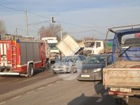 Авария с грузовиками в Мясново, Фото: 1