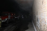 Пожар в здании бывшего кинотеатра «Искра». 10 марта 2014, Фото: 1