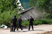 В Плеханово начали сносить дома в цыганском таборе, Фото: 95