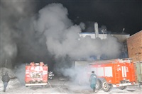 Пожар на складе ОАО «Тулабумпром». 30 января 2014, Фото: 3