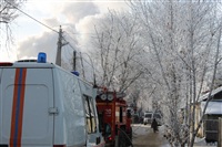 Пожар в жилом бараке, Щекино. 23 января 2014, Фото: 30