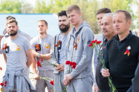 Футболисты «Арсенала» возложили цветы к мемориалу «Защитникам неба Отечества», Фото: 27