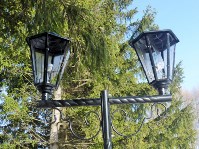 В Комсомольском парке посёлка Заокский испорчены новые фонари, Фото: 3