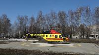 В Тульский перинатальный центр из Новомосковска на вертолете доставлены близняшки, Фото: 13