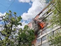 На ул. Ложевой в Туле загорелась квартира, Фото: 15