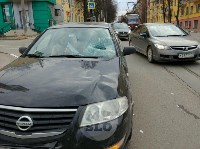 В Туле на ул. Н.Руднева скутерист врезался в легковушку, Фото: 3