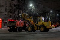 В ночь на 30 января тульские улицы убирали 107 единиц техники, Фото: 4