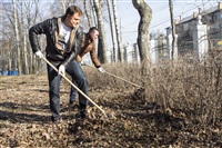 Субботник в Комсомольском парке с Владимиром Груздевым, 11.04.2014, Фото: 42